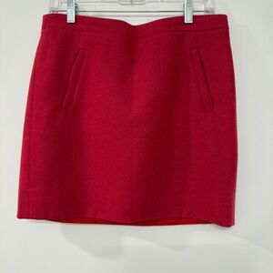 J.Crew Wool Mini Skirt